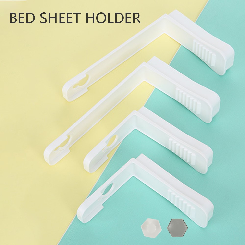 4pcs Quilt Sheet Holder Clips Bed Sheet Grippers Clip Single