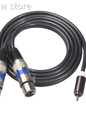 Xlr t rca HifiAudio Ca1ble 2 Rca  Mal e to Xlr 3 PinFemaloe