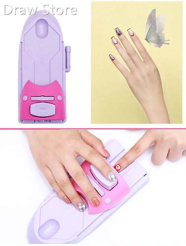 DIY Nail Art Printer Printing Manicure Machine Stamp Set Wit
