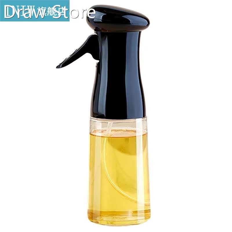 1pc Oil Spray Bottle Glass 7.74oz Versatile Oil Disp