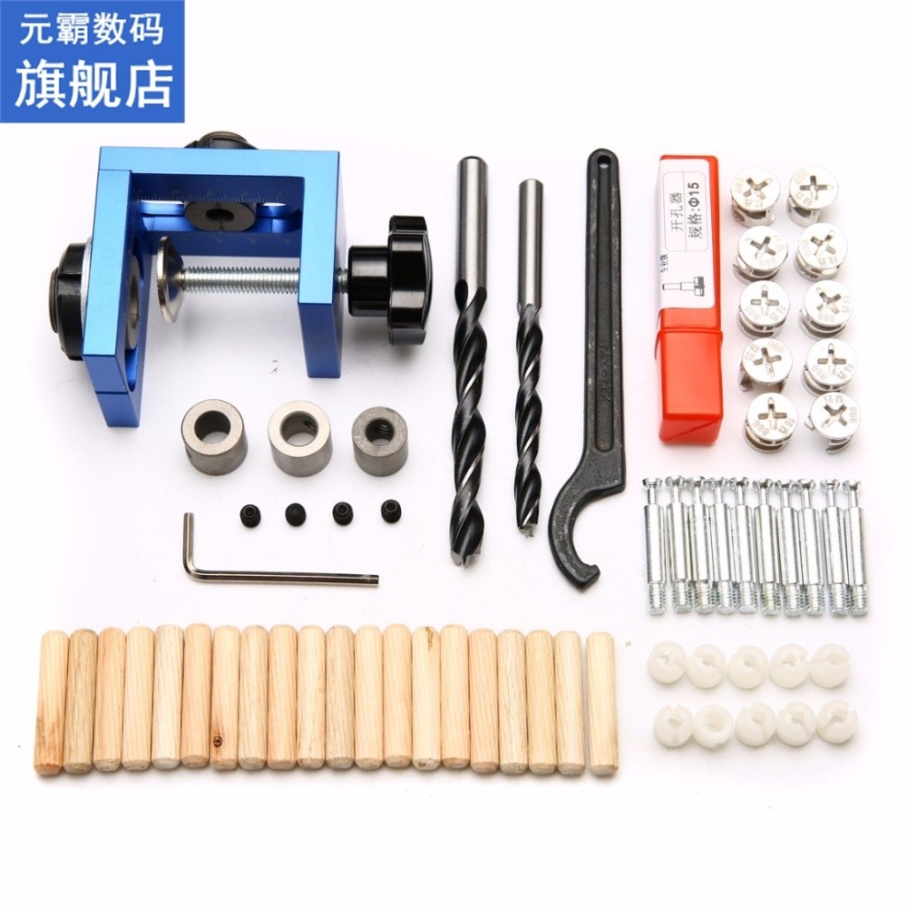 Woodworking Drilling Locator Guide Wood Dowel Hole Drilling