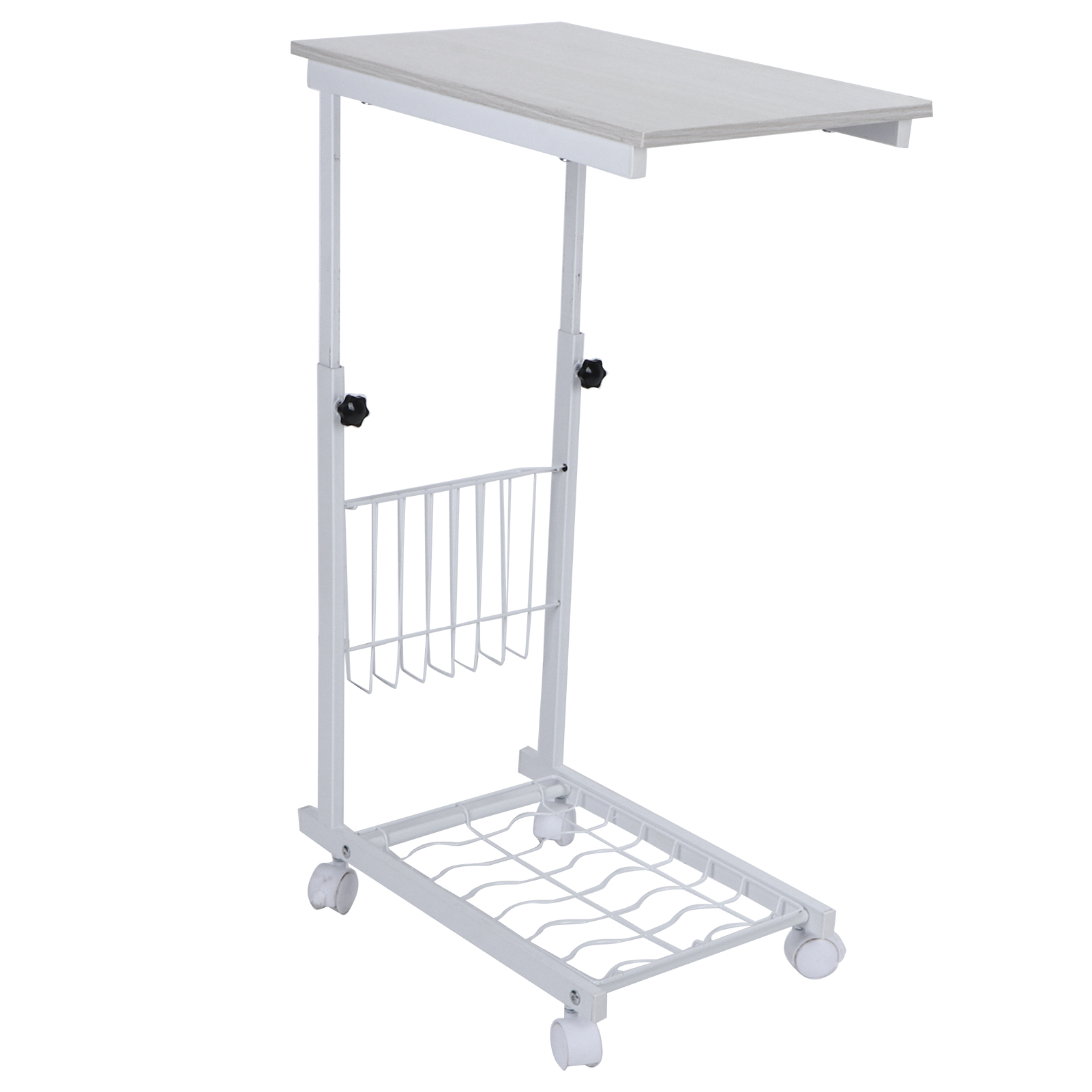 Computer Table Height Adjustable Laptop Desk with Detachable