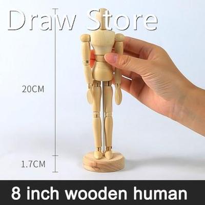 Wooden Hand Man Wood Drawing SKETCH Mannequin Modle Artist M