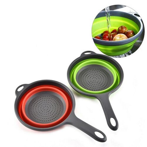 Dreamburgh Round Telescopic Folding Leachate Basket Fruit Ve