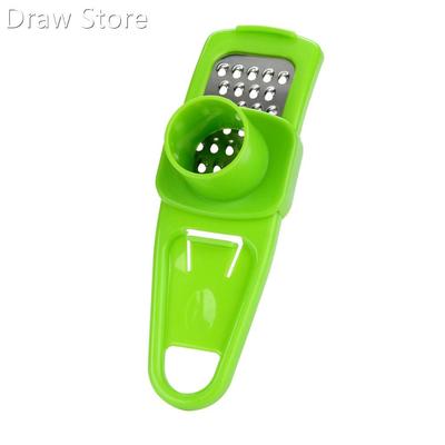 Multifunction Stainless Steel+PP Pressing Garlic Slicer Cutt