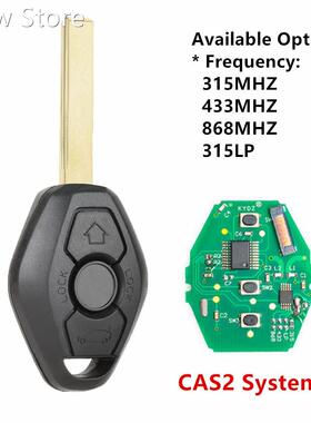 Replacement Remote Car Key 3 Button CAS2 fob for BMW 1 3 5 6
