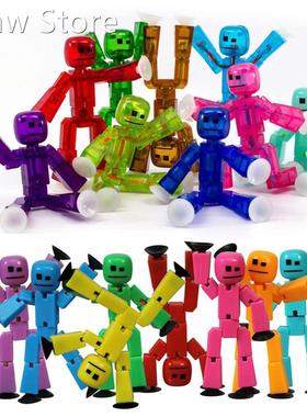 2-20 Pieces Random Color Stikbot Screen Animation Shed Doll