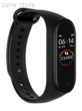 M4 Smarta Bracele Color Scree1n Smartbatnd Fitnes Trsker Blu