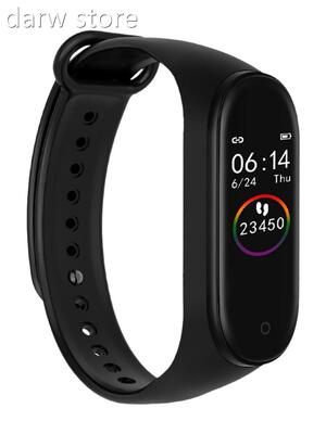 M4 Smarta Bracele Color Scree1n Smartbatnd Fitnes Trsker Blu