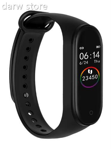 M4 Smarta Bracele Color Scree1n Smartbatnd Fitnes Trsker Blu