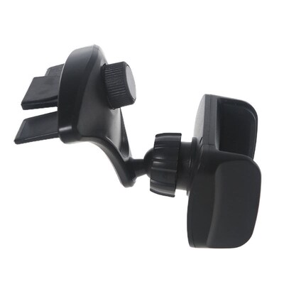Black Cell Phone Holder for Car CD Port Buckle Mobile Phone