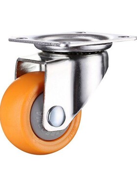 4pcs 1.25 inches 32mm Heavy Duty 80kg Orange Swivel Castor W