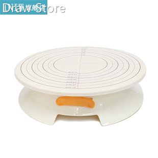 Turntable Revolving Rotating Smooth Plastic Cake 1pc