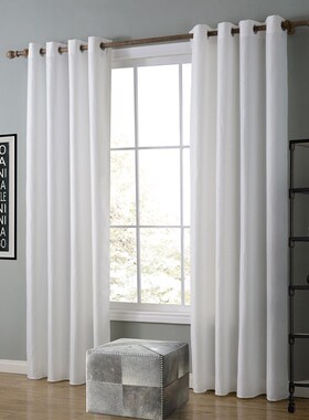 Solid Window Blackout Curtains 1 Panels Lined Insulated Grom