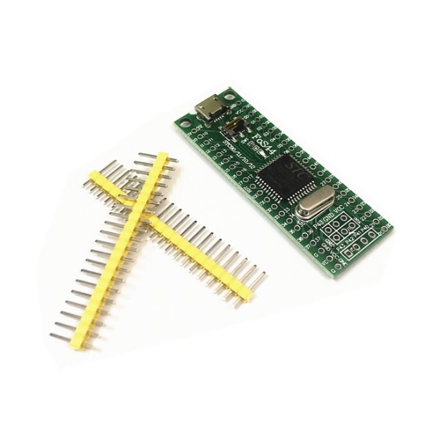 51 MCU Minimum System Board with USB Download 90LE52, STC90C