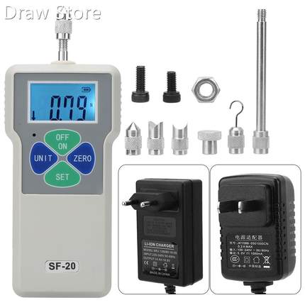 Digital 适用于ce Gauge Push and Pull Tester -20 Portable Ten