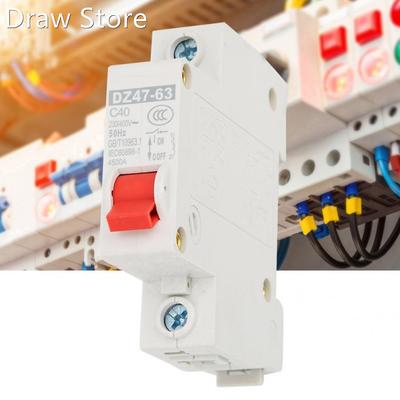 12pcs 1P MCB Circuit Breaker DZ47-63 Intelligent Miniature H