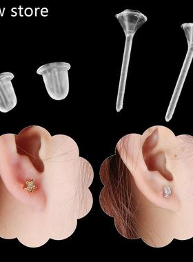 100 Pirs Plastic Earrri1ng Postas and Backs aClea Er Pins an