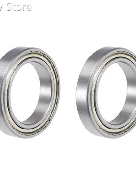 2-Pack 6805ZZ Deep Groove Ball Bearing 25x37x7mm Double Shie