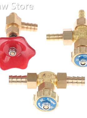 8mm/10mm 1 Mpa Water Valve ID Hose Barb Brass Parallel Needl