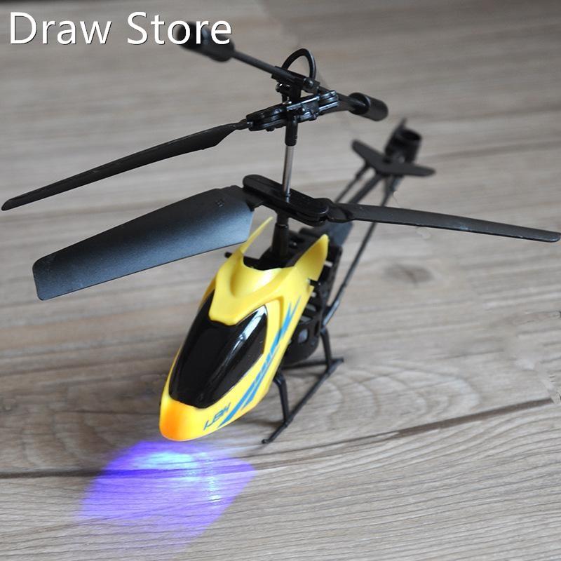 Mini-simulation remote-controlled helicopter vehicle LED lig