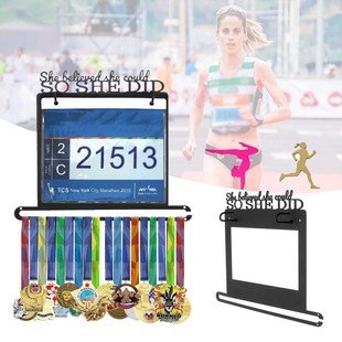 Medal hanger Metal medals holder with Race Bib Sport medal d