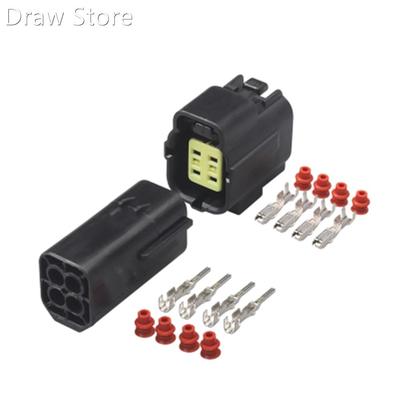 1/5/20 set kit 4P Pin oxygen sensor plug male female waterpr