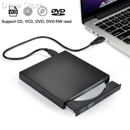 SB External DVD CD RW Disc Burner Combo Drive Reader for Wi