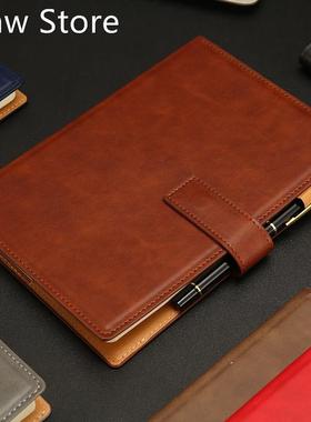 A5 leather notebook agenda 2020 office note book cover busin