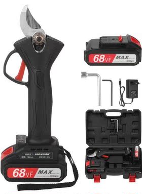 21V Brushless Cordless Electric Pruning Shears 2 Pack Backup