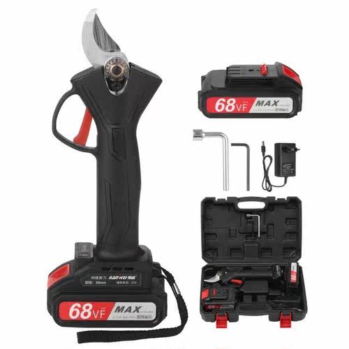 21V Brushless Cordless Electric Pruning Shears 2 Pack Backup