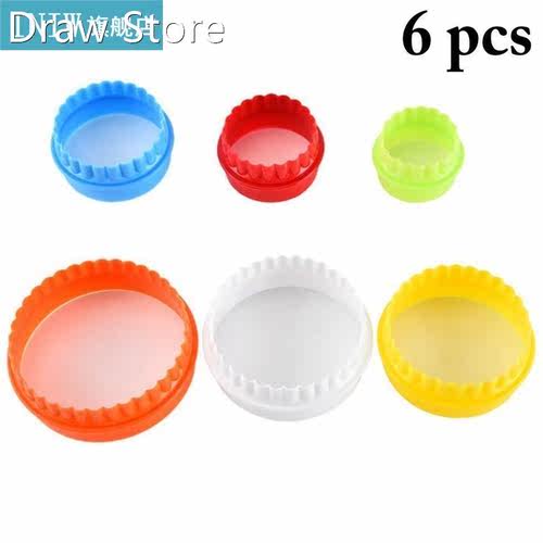 6Pcs/Set Cake Molds Food Grade Plastic Cookie Cutter