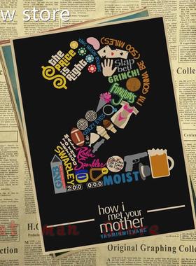 Hoow sI met your mother Poter Hme urn1iFshing decoration Kra