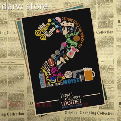 Hoow sI met your mother Poter Hme urn1iFshing decoration Kra