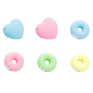 Portable Donuts Tape Holder Tape Dispenser Desktop Office Sc