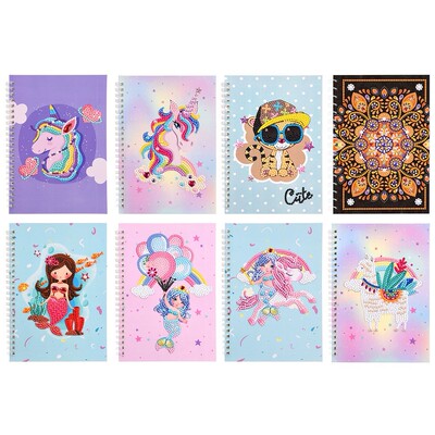 60 Pages Diamond Painting Notebook DIY 5D Rhinestone Drawing