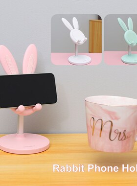 New Adjustable Rabbit Ears Phone Holder Tablet Telescopic De
