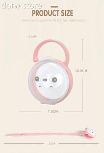 New ab y Soothers PaciBfier Storage Box 1TravelDut Cover Cas