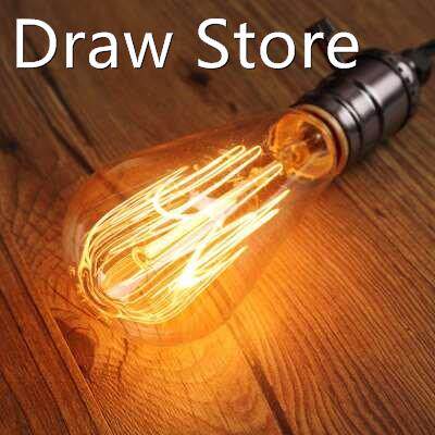 VInTagE EdIson BuLB E27 IncandEscEnT LIghT RETRo Lamp 60W Tu