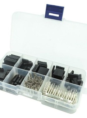 310pcs Dupont Connector 2.54mm, Dupont Cable Jumper Wire Pin