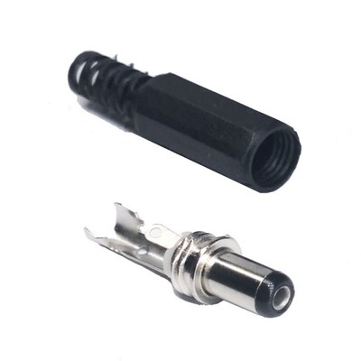 50pcs 100pcs DC 5.5*2.1MM/5.5*2.5 Power Plug 9mm Electrique