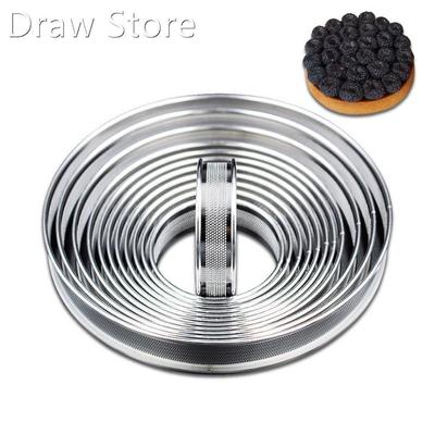 12pcs/lot 6cm-20cm English Muffin Rings tart ring pie ring