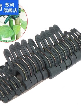 20pcs Durable Plastic Plant Support Clips 适用于 Types Plant
