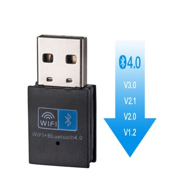 WiFi Bluetooth Wireless Adapter 150Mbps USB Adapter 2.4G Blu