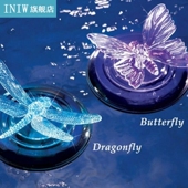Powered Solar Pathwa Dragonfly Butterfly Garden Lights