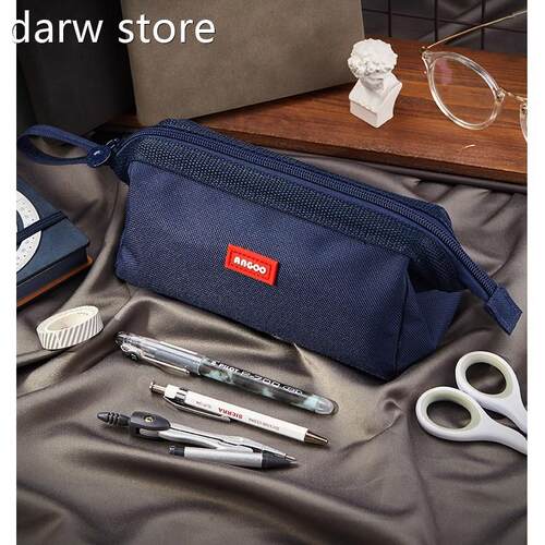 Angoo sBoat Tyepe Pen Cae Pncil Bag W1ashable Oxfod Clorth S