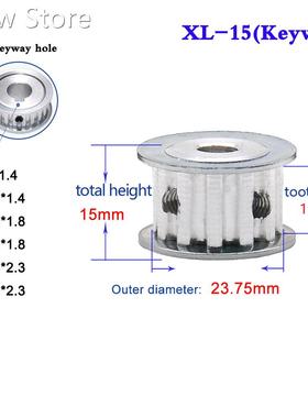 1Pcs XL 15 Tooth 16 Tooth Synchronous Wheel Width 11mm Timin