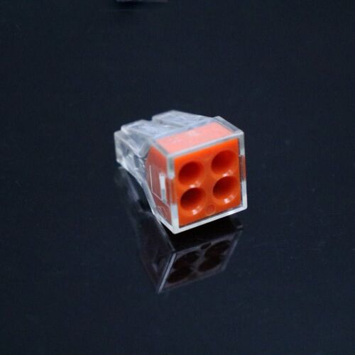 NEW 100Pcs PCT104 773-104 Push wire wiring connector For Jun