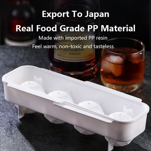 6 Cell Ice Ball Mold Silicone Ice Cube Trays Whiskey Ice Bal