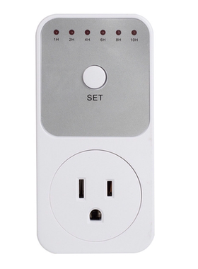 US Plug Electricity Power Metering Socket 10Hr Timer Socket